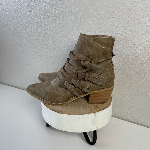 EUC Mi.iM Womens Heeled Booties Size 7 - Picture 2 of 7